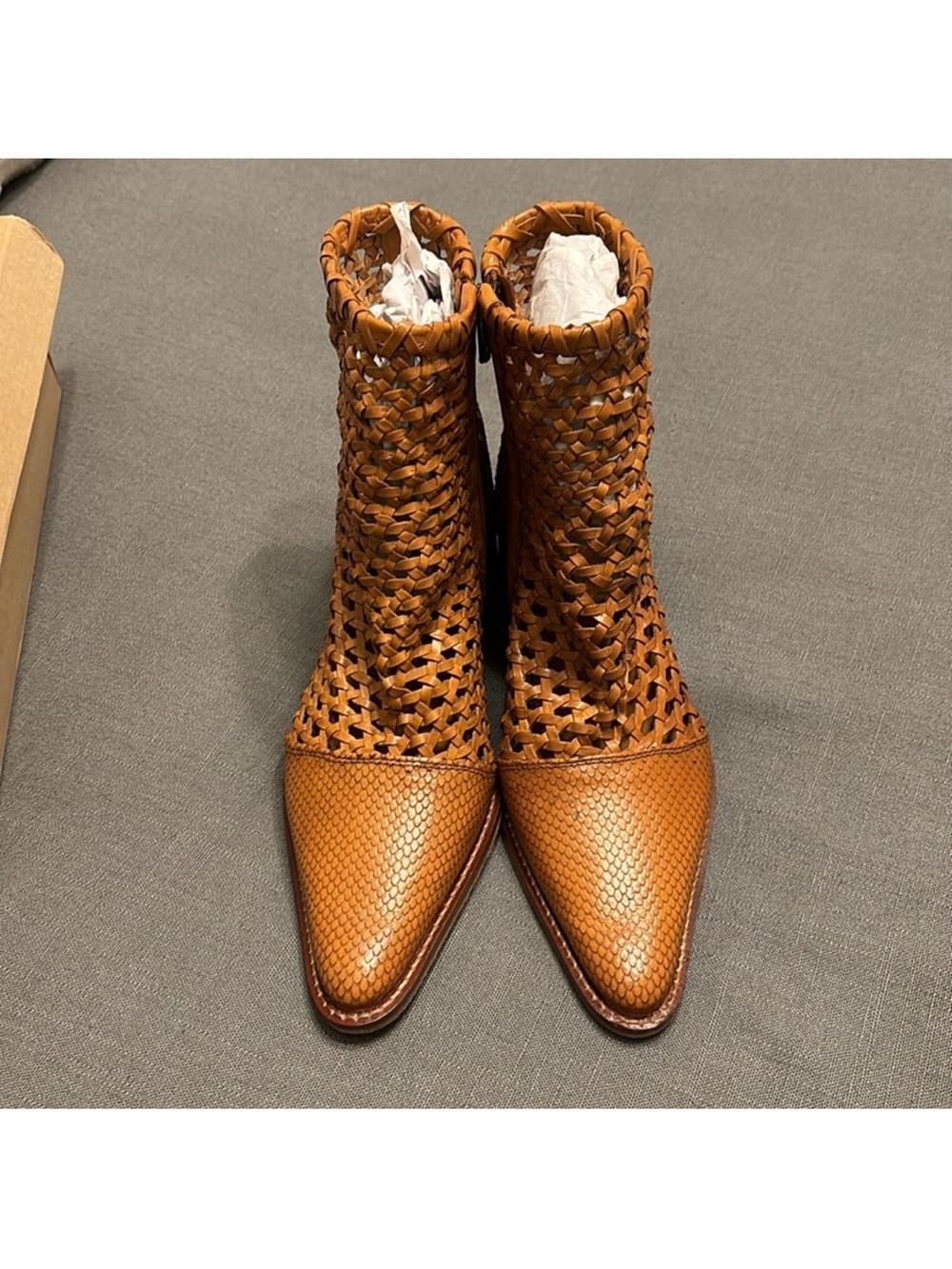 Free People in the loop woven boots tan - Picture 8 of 11